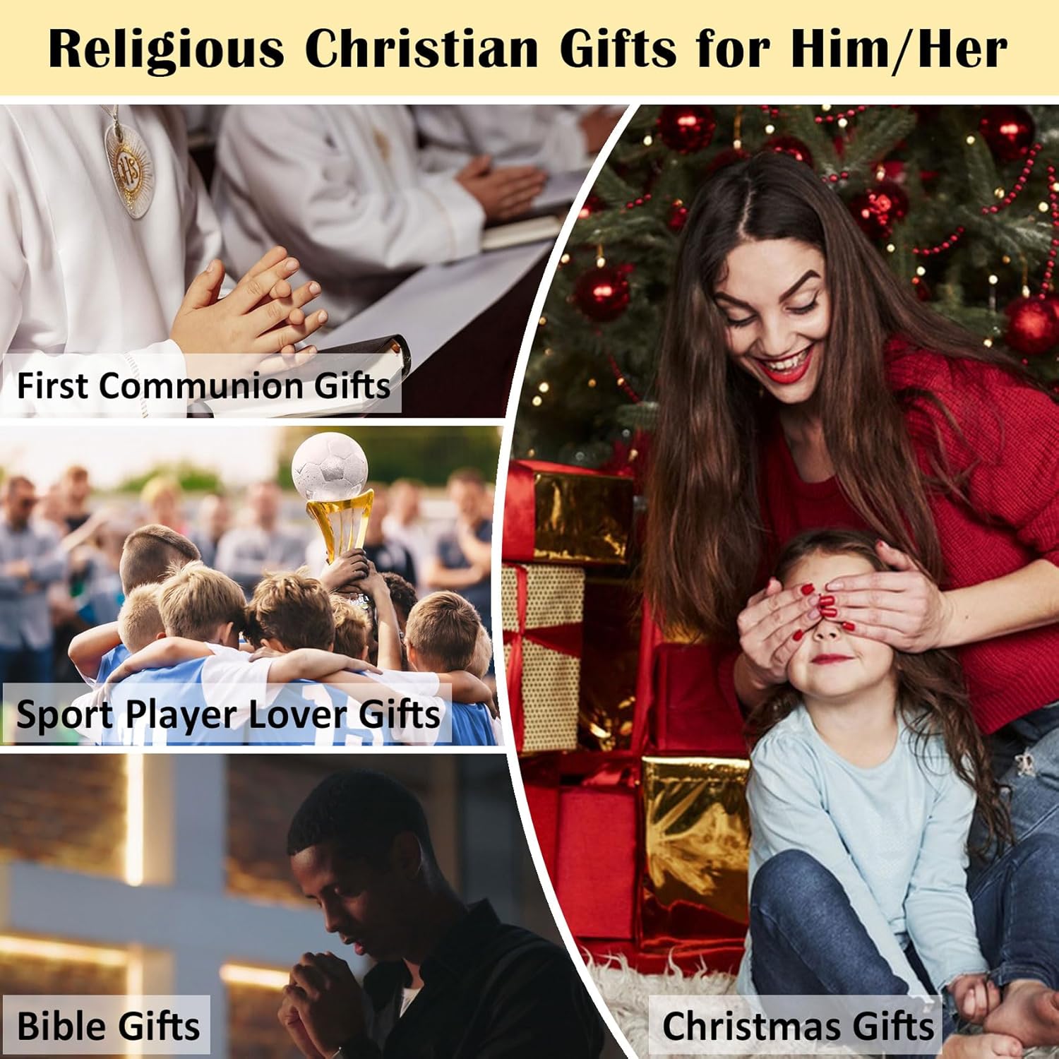 Baseball/Basketball/Soccer/Football Christian Cross Keychains for Men, First Communion Baptism Confirmation Gifts - Image 7