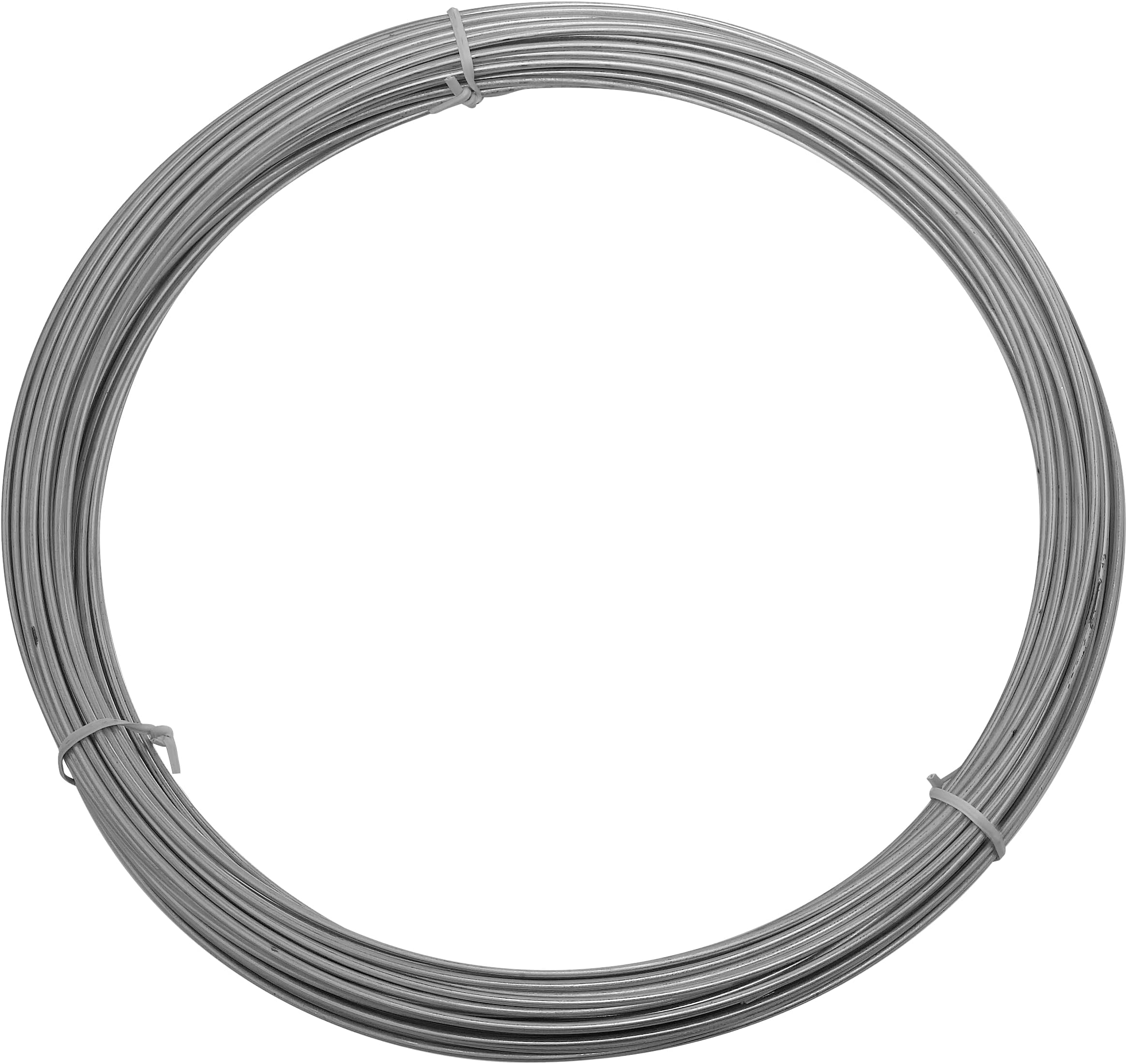 National Hardware Galvanized Steel Wire 14 Gauge 100 Ft Self-Tying Craft Wire for Picture Hanging Curtain Support Plant Hangers DIY Projects 150 lbs Capacity Rust Resistant (Pack of 10)