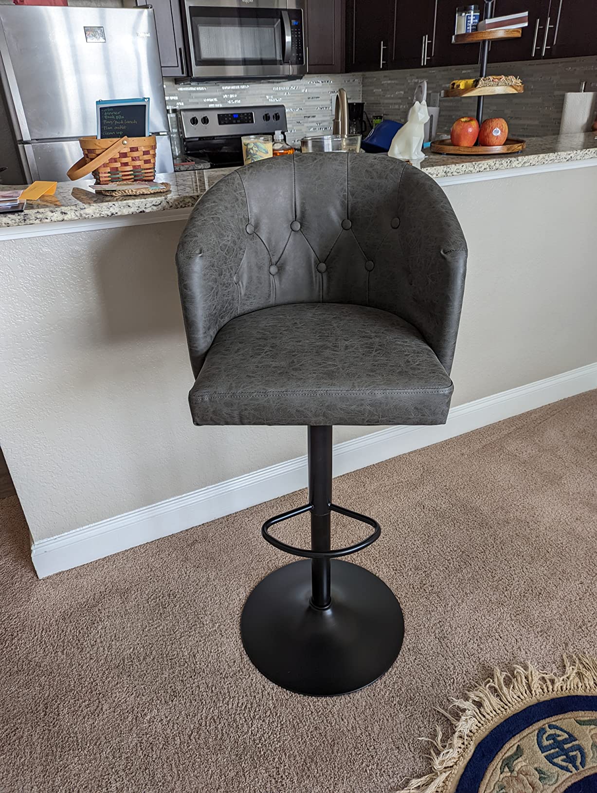 23/mo Finance HERA'S PALACE 360° Swivel Bar Stools for Kitchen