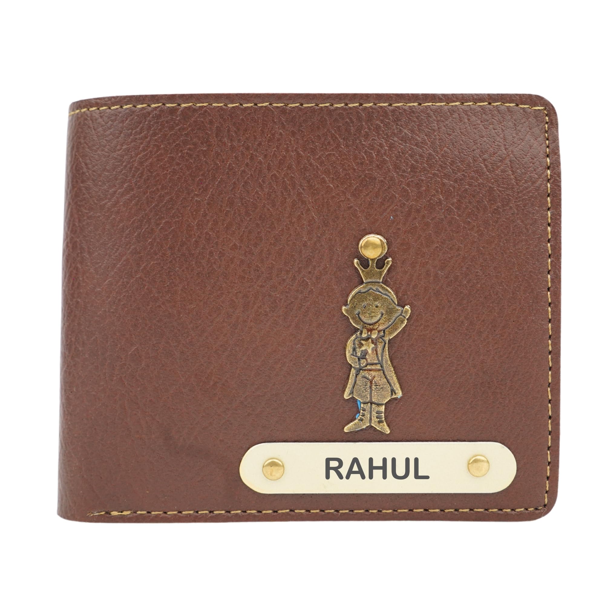 Customized Wallet for Men's | Slim Leather Gift Wallet | Unique Birthday nique Birthday Anniversary Gift for Husband, Dad, Brother, Purse Wallet (Brown)-image-6