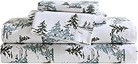 Vista 81 de Eddie Bauer - Full Sheets, Cotton Flannel Bedding Set, Brushed For Extra Softness, Cozy Home Decor (Dog Friends, Full)