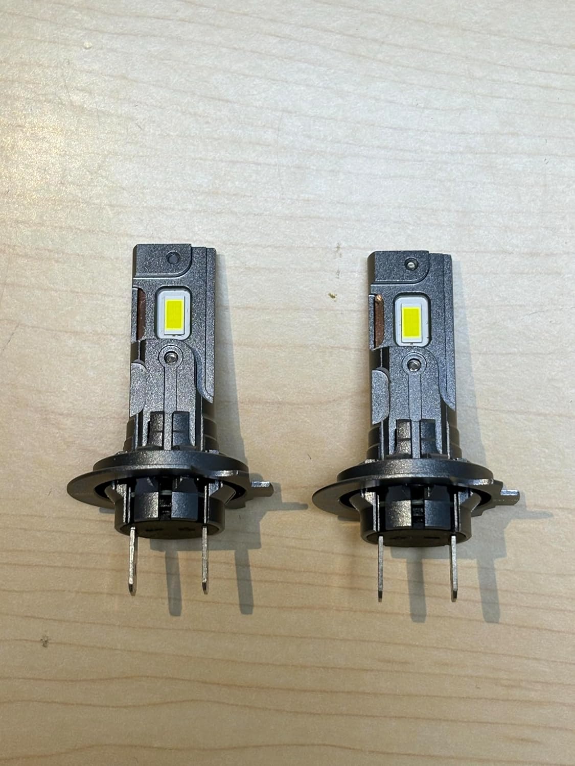 Latest H7/H7LL Bulbs, 50,000LM 900% Brightness, 6500K White Super Bright, 1:1 Halogen Size, 6500 Cool White H7 Fog Lights, No Adapter Required, Easy Install, Non-Polarity, Pack of 2