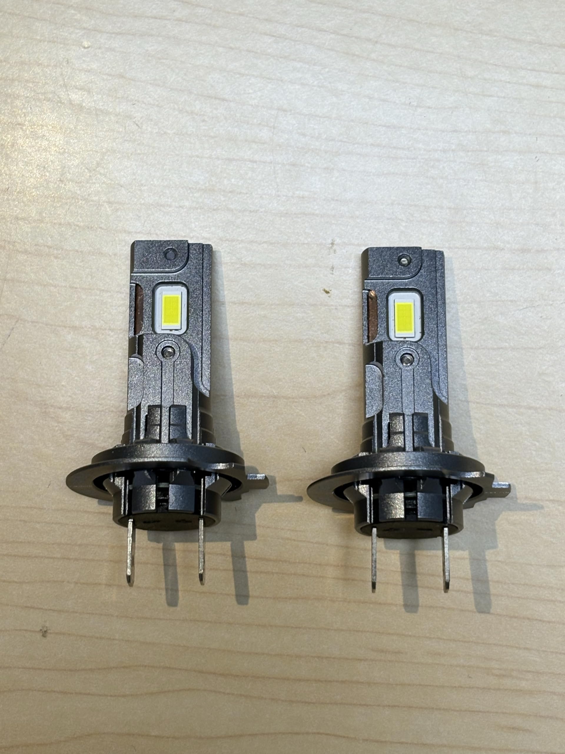 Termitor Latest H7/H7LL Bulbs, 50,000LM 900% Brightness, 6500K White Super Bright, 1:1 Halogen Size, 6500 Cool White H7 Fog Lights, No Adapter Required, Easy Install, Non-Polarity, Pack of 2