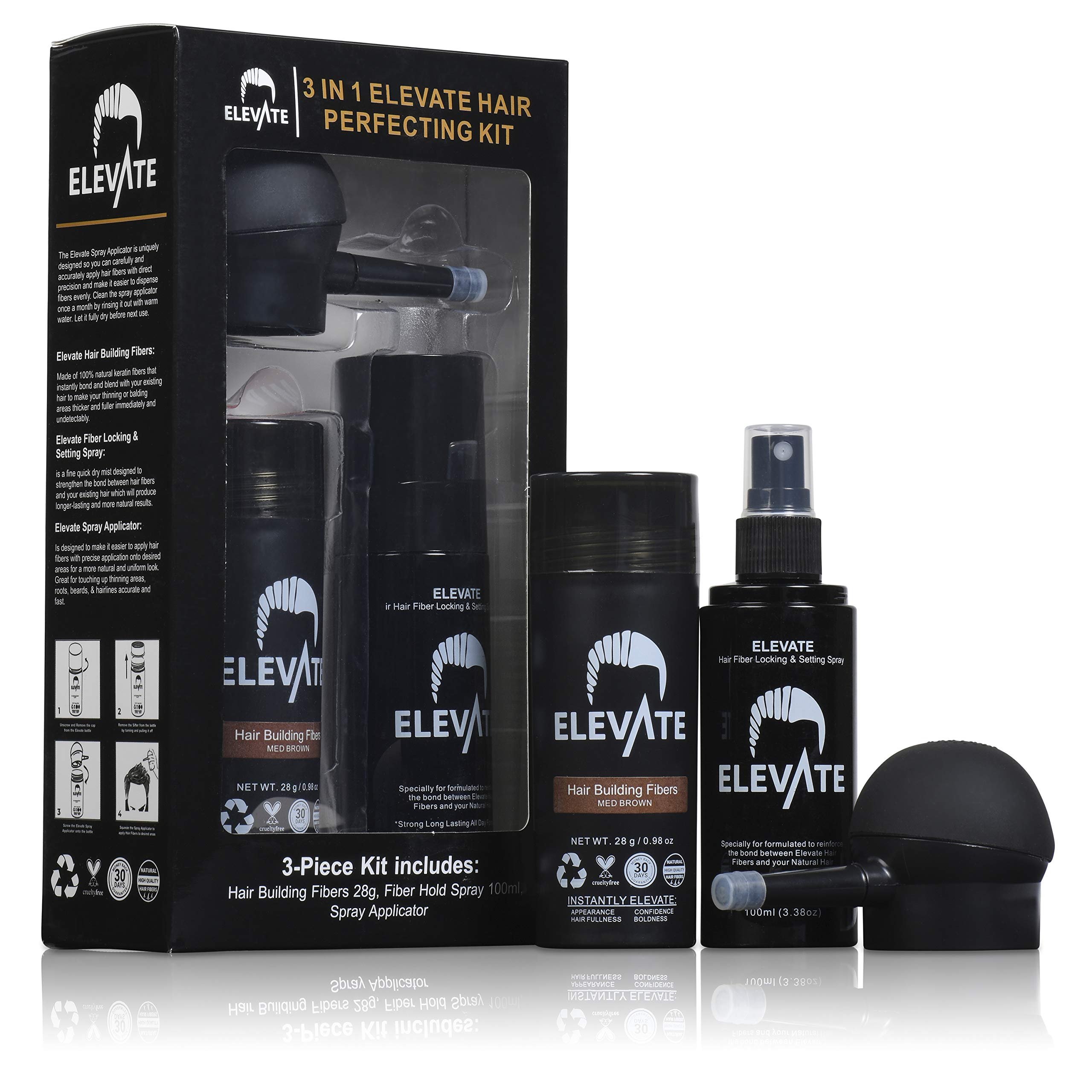 Buy ELEVATE Hair Perfecting 3in1 Kit Set Includes Natural Hair