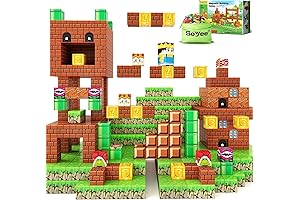 Magnetic Minecraft Building Blocks | Creative Imagination Learning Toys