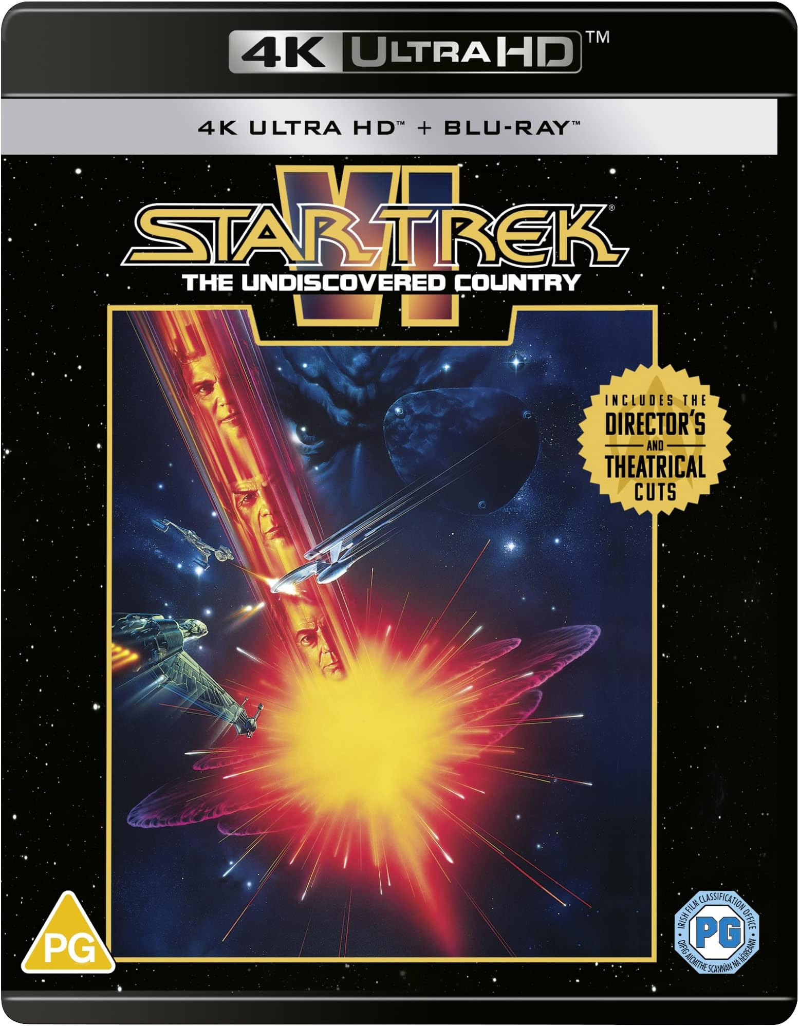 Star Trek VI: The Undiscovered Country 4K UHD [Blu-ray] [Region A & B & C]