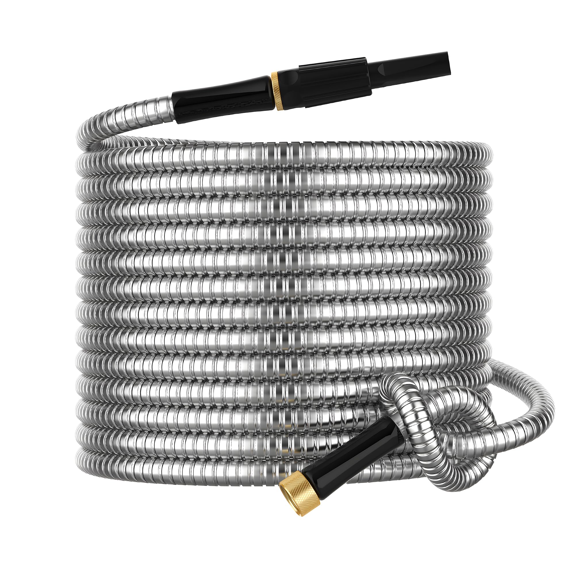 BlueGarden Non-Expandable Metal Garden Hose 30 Feet