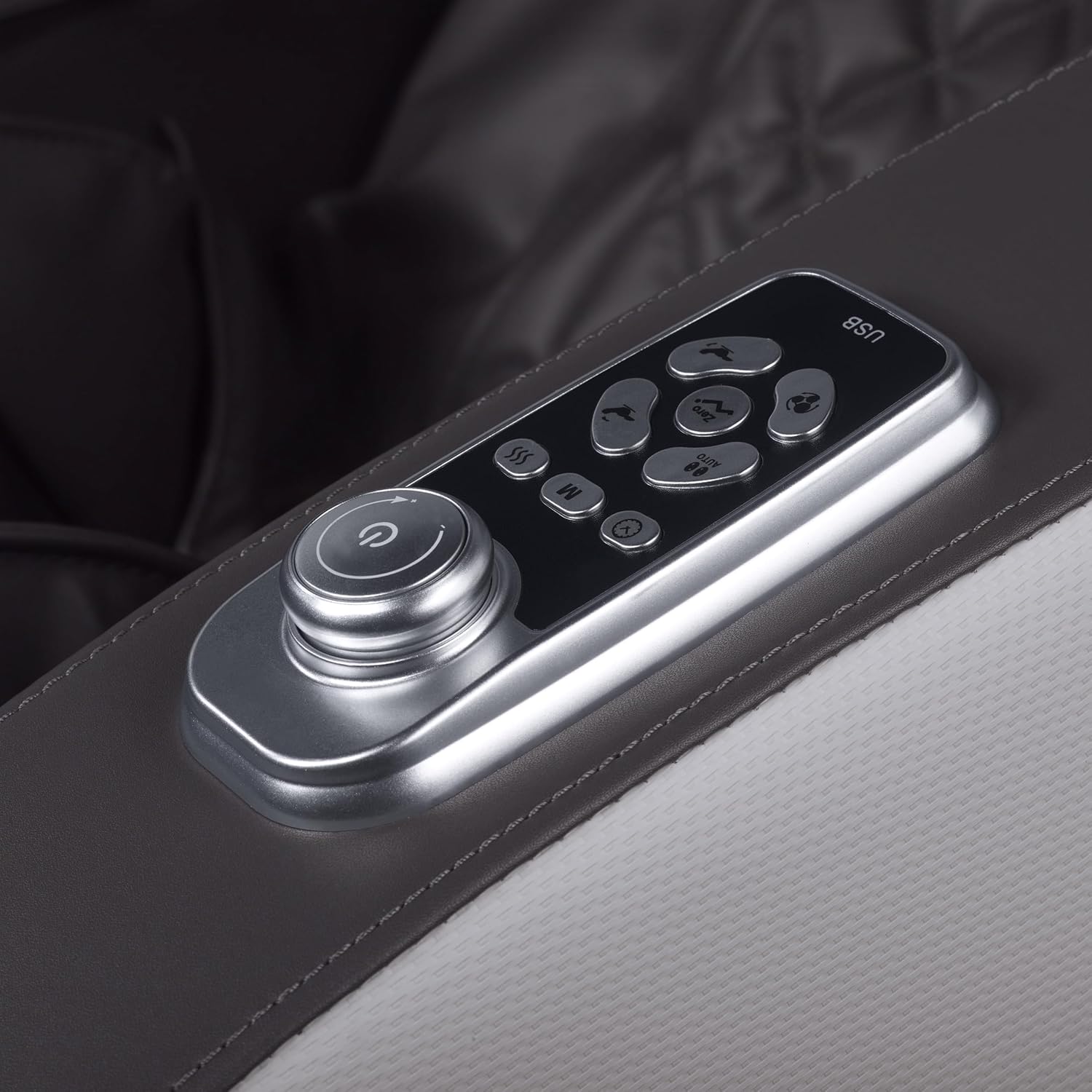 RoboticVibe Massage Chair - RV2020: Led Touch, 20 Auto Wellness Programs, Rotary Switch, Full Body Airbag and Zero Gravity. Ultimate Comfort Massage Chair for Full Body at Home(White & Gray)