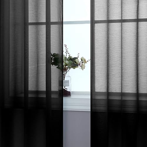 Miniatura 3 de Cortinas transparentes de lino sintético con ojal