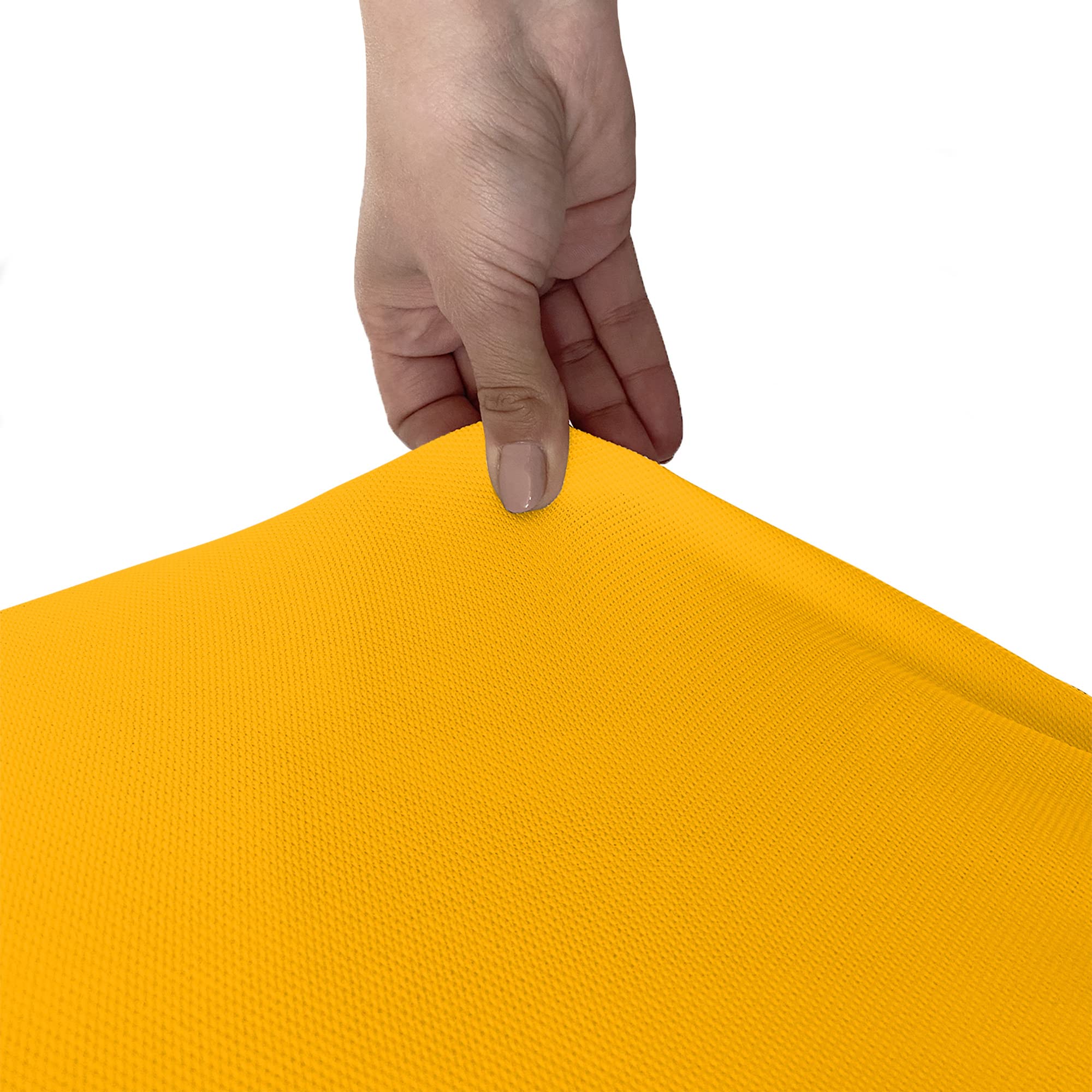 Italian Bed Linen Più Bello bielastic chaircover set, yellow (2 pieces), 100% polyester, STANDARD - Image 4