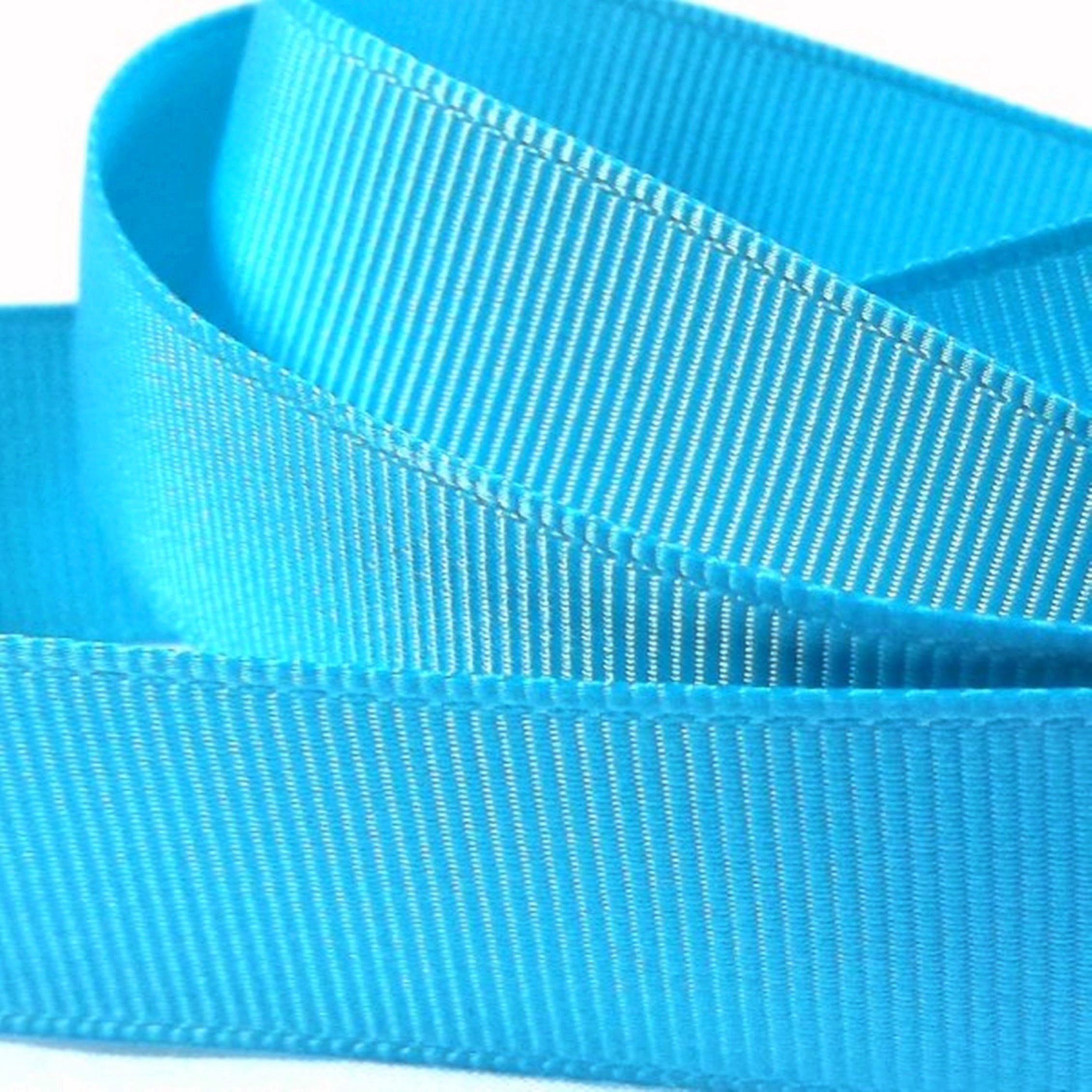 Grosgrain Ribbon 25MM / 1'' inch Double Sided X 10Mt (Turquoise) for Gifts Wrap, Sew, Crafts, Party, Decorations, Bows, Events, Dress, DIY and Much More