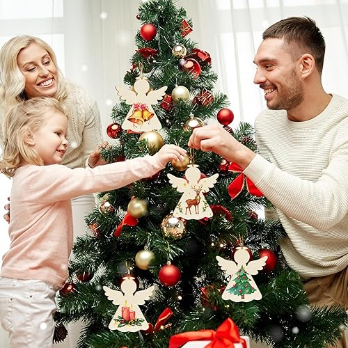 Miniatura 211 de Trébol de madera de gran tamaño de 7 pulgadas, adornos para el día de San Patricio para pintar, tréboles de madera en blanco en blanco, sin