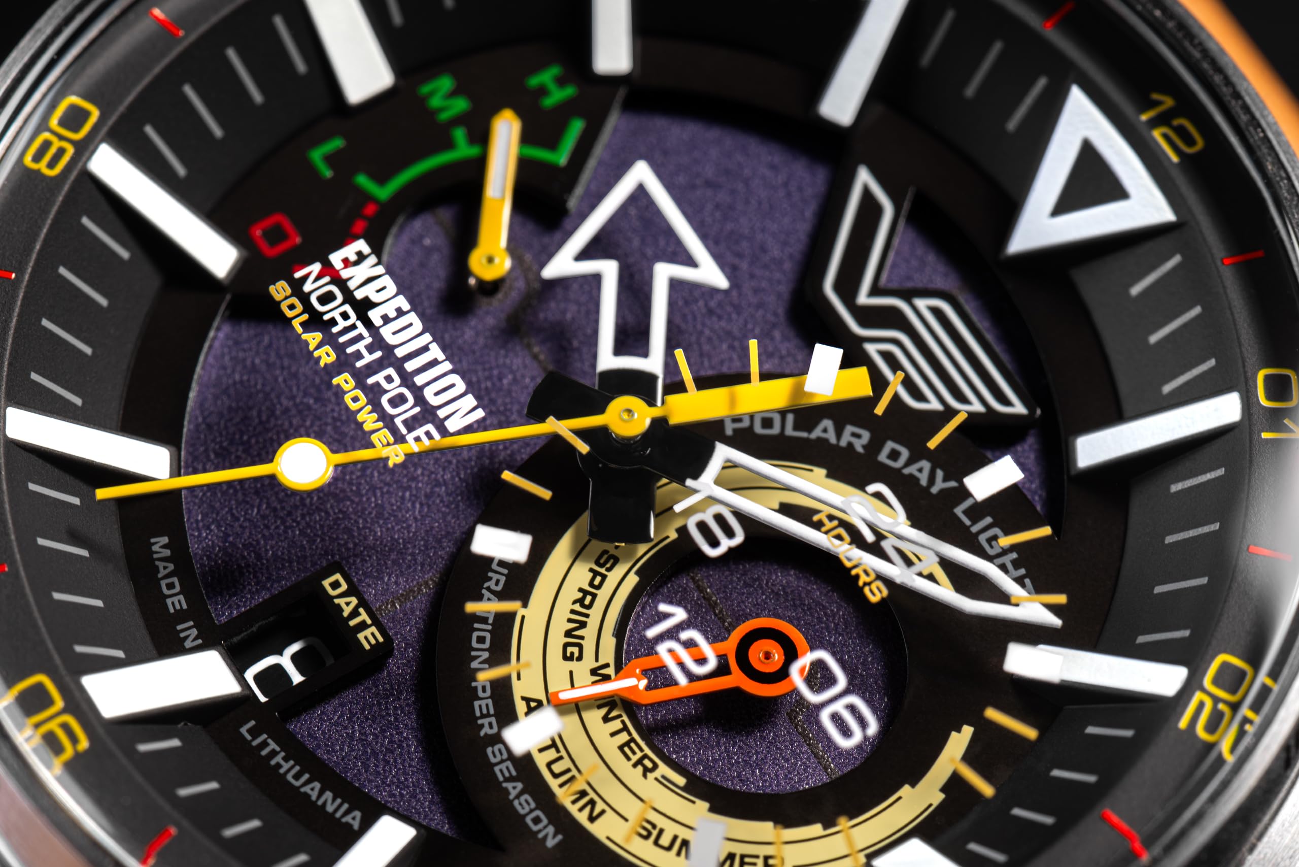 Vostok Europe Herrenuhr Expedition North Pole Solar mit 2 Armbändern in verschiedenen Varianten