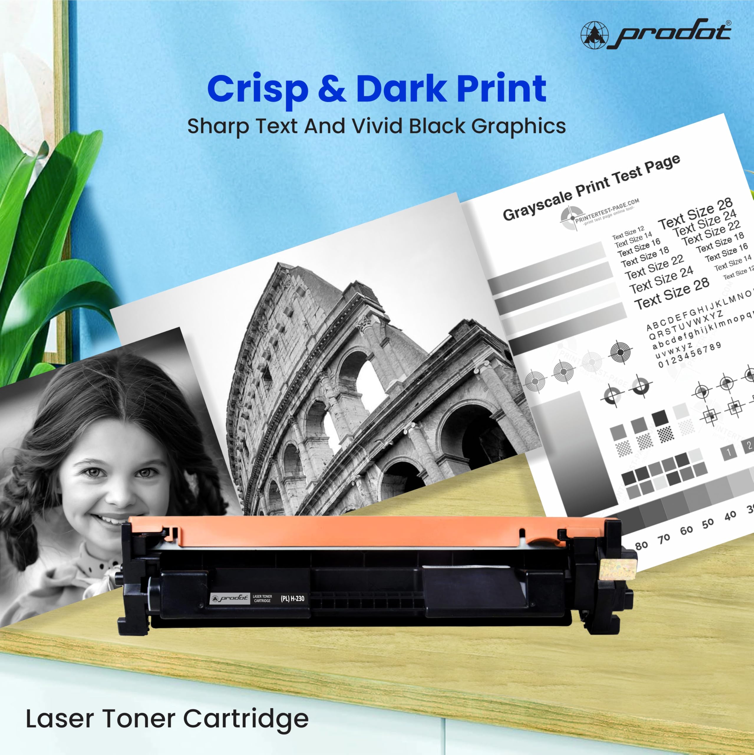 ProDot 230 Toner Cartridge Replaces HP CF230A, Canon CRG 051 (Toner) Compatible with HP M203d/M203dn/M203dw/M227fdn/M227fdw/M227sdn/M206dn/M230fdw I 1500 Page Yield I 1 Year Warranty (1 PC) 3