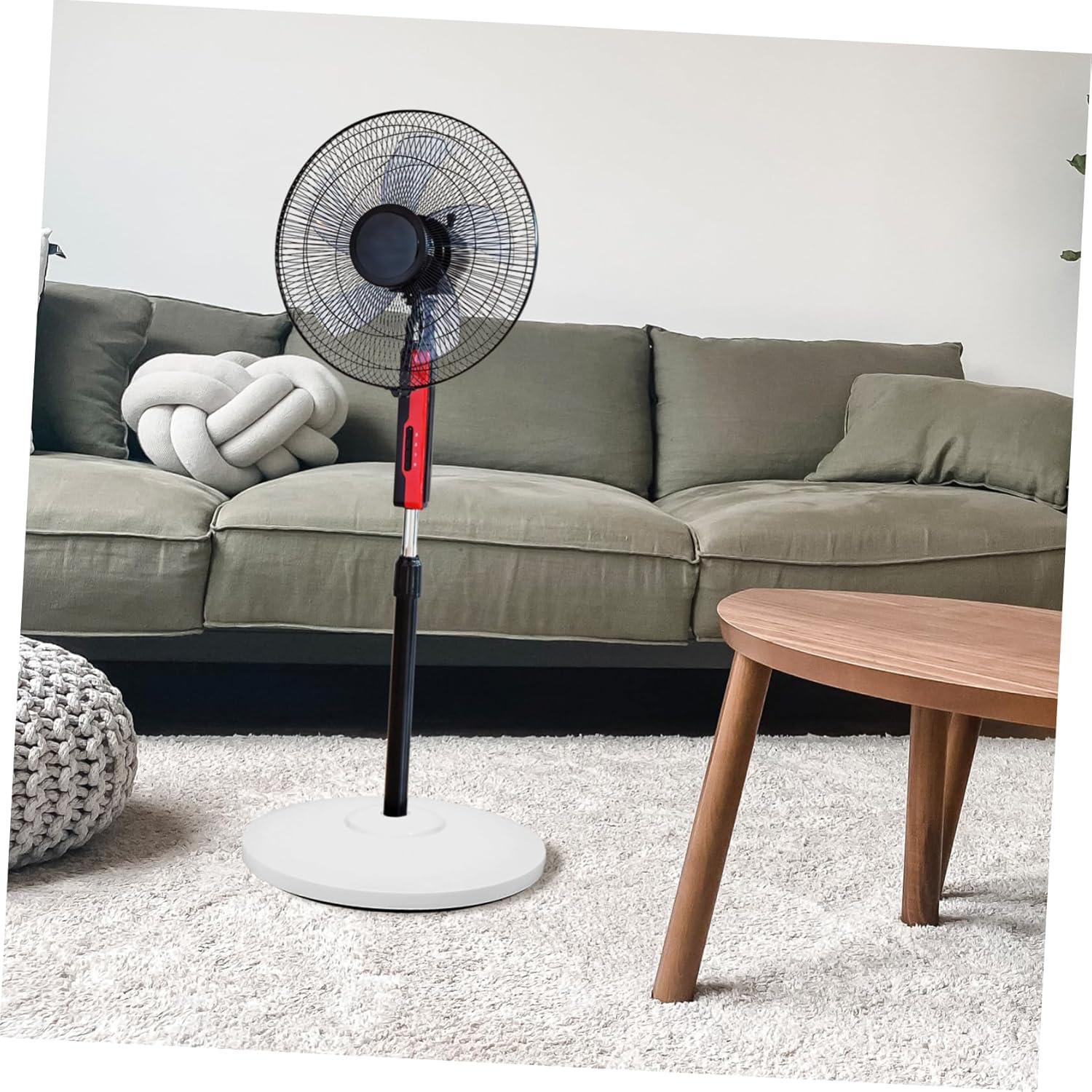 Heavy Duty Pedestal Fan Base Lifting Chassis for Standing Floor Fans Plastic Support for Easy Installation and Stability Home Use