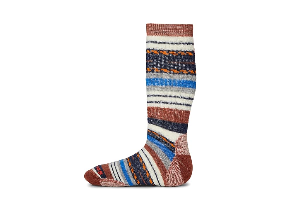 Smartwool Hike Full Cushion Margarita Crew Socks (toddler/little Kid/big Kid) Kids Shoes Picante: Md (12-2.5 L In Multi
