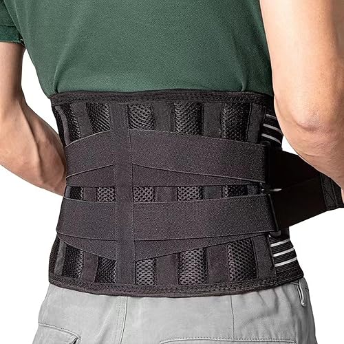 Pagantt Cinturón de soporte de cintura para hombres y mujeres, equipo de protección de cintura, antifatiga y prevención de lesiones espinales,