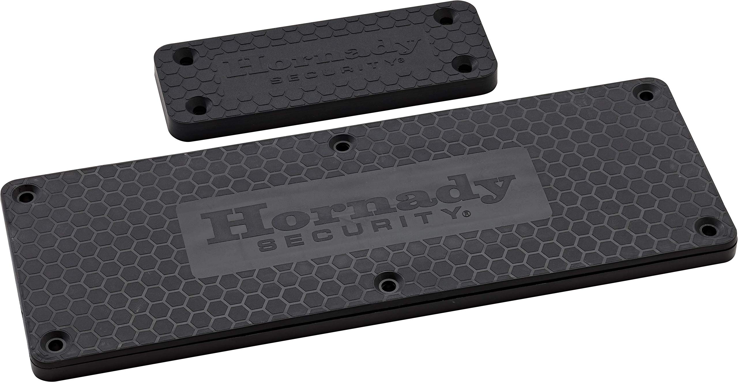 Hornady Magnetic Gun Mount XL, 95913-Non-Scratch Rubber Coated Gun Magnet Mount for Pistols, Handguns, Revolvers, & Firearm Accessories-Magnetic Gun Holder Rated for 43 Pounds-Includes Mounting Screws