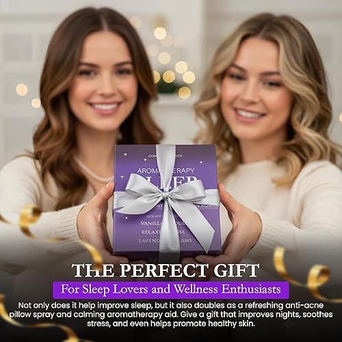 Miniatura 7 de Pillow Sleep Spray Mist para un sueño profundo | Ayuda a aliviar el estrés y la ansiedad | (Paquete de 3) Lavanda calmante, Vainilla, Rosa Mist |