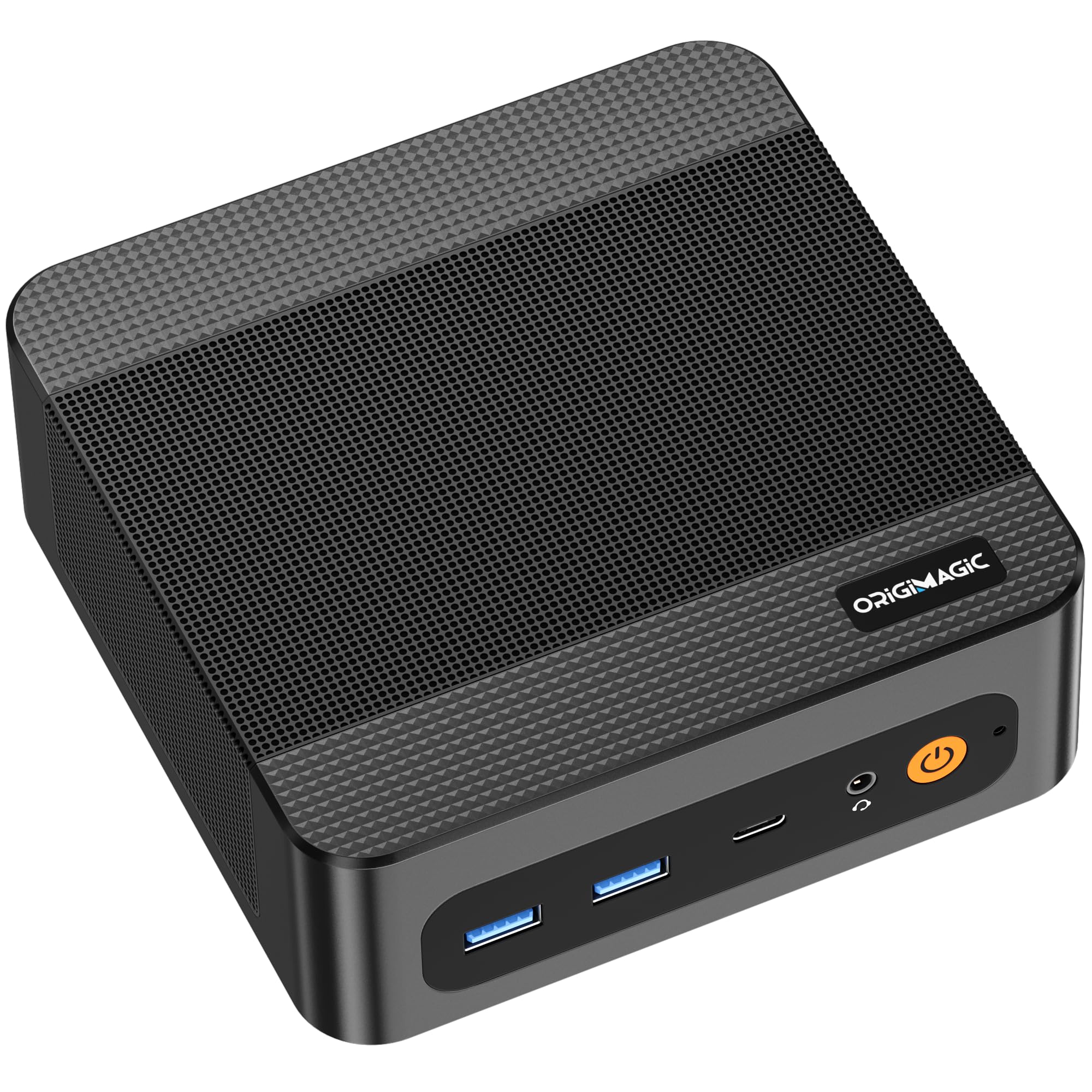 N4 Mini PC Ryzen 9 6900HX (8C/16T, up to 4,9 GHz), Mini Gaming Desktop PC, 32GB LPDDR5, 1TB SSD, W11 pro/WiFi 6E/BT5.3/Dual LAN/4K UHD/Triple Display/PC for Home, Office