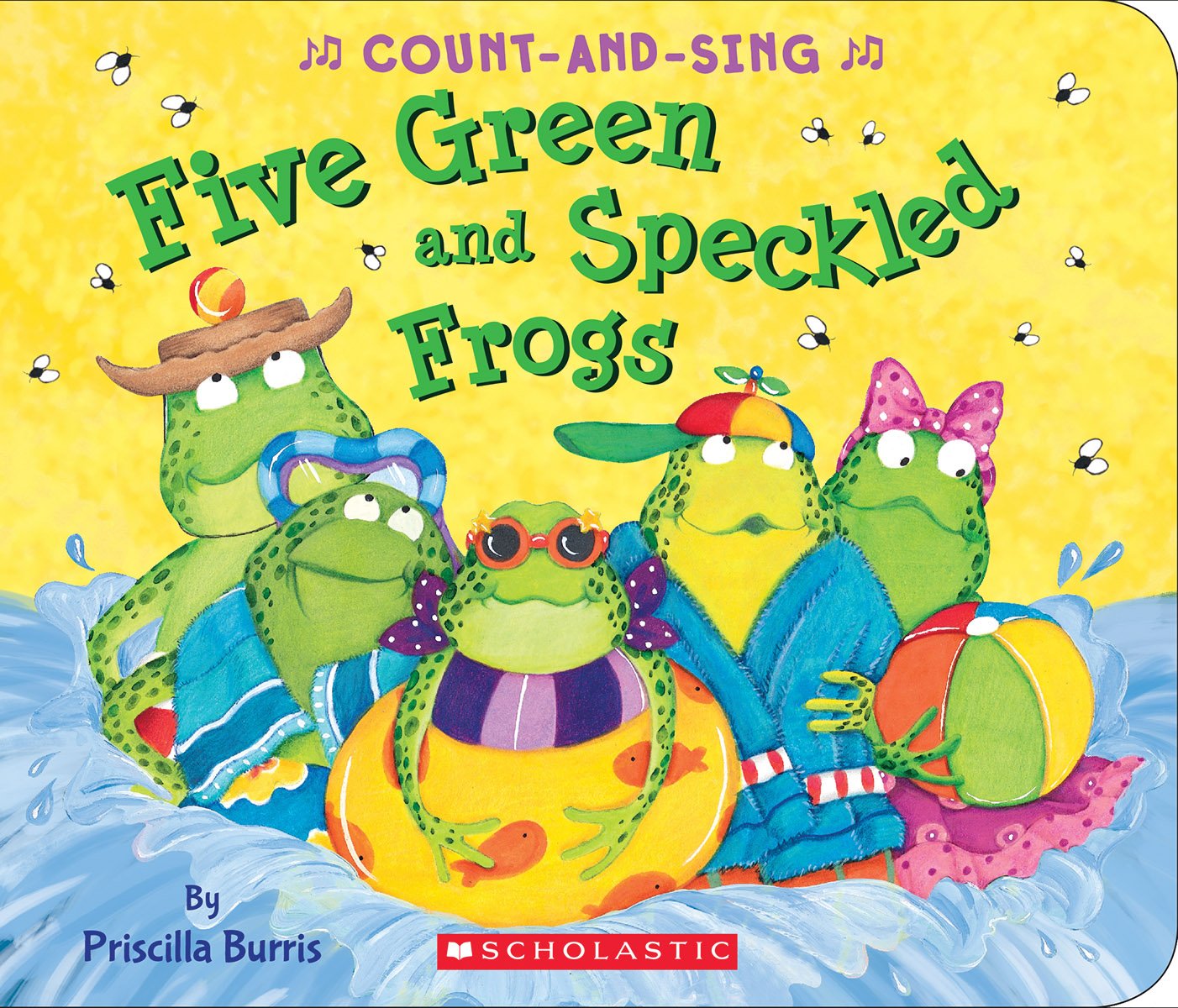 Five Green and Speckled Frogs: A Count-and-Sing Book