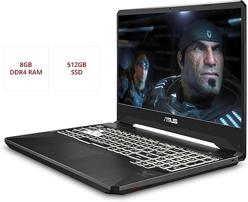 Miniatura 2 de ASUS TUF - Laptop para juegos, 15.6" 144Hz Full HD tipo IPS, AMD Ryzen 7 3750H, GeForce GTX 1650, 8GB DDR4, 512GB PCIe SSD, Gigabit Wi-Fi 5, Windows