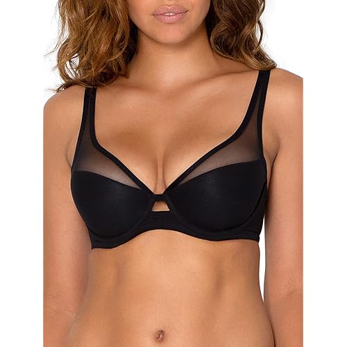 Smart & Sexy Women's Mesh Plunge Bra