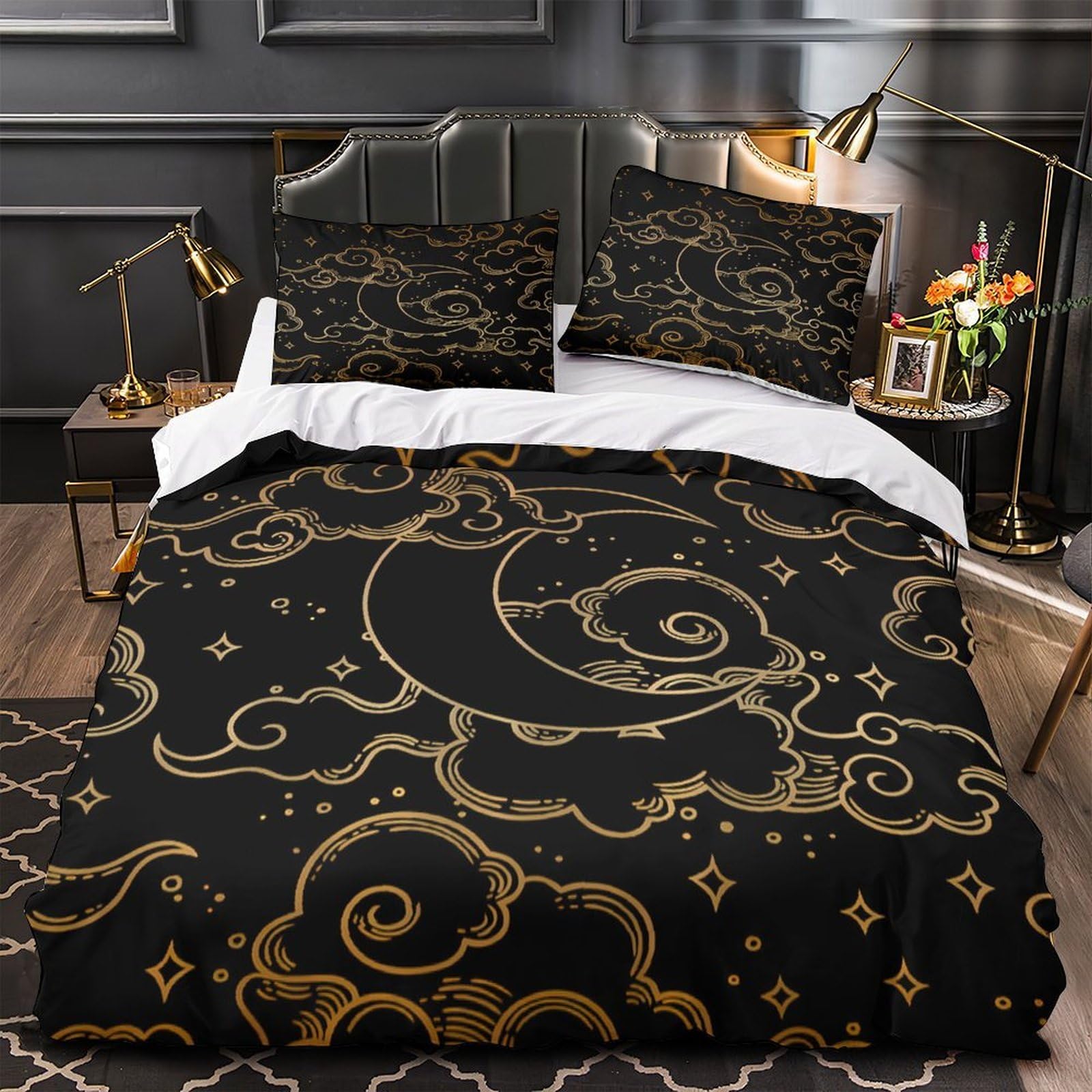 Parure de Lit Vagues Océaniques Décoration Chambre Fille Ado Thème Marin Chic 220x240