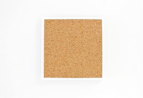 Miniatura 4 de Ohio State Shape Copper, Joyride Home Décor 4 posavasos de cristal, cuadrados de 4 pulgadas, juego de 4 unidades, parte trasera de corcho