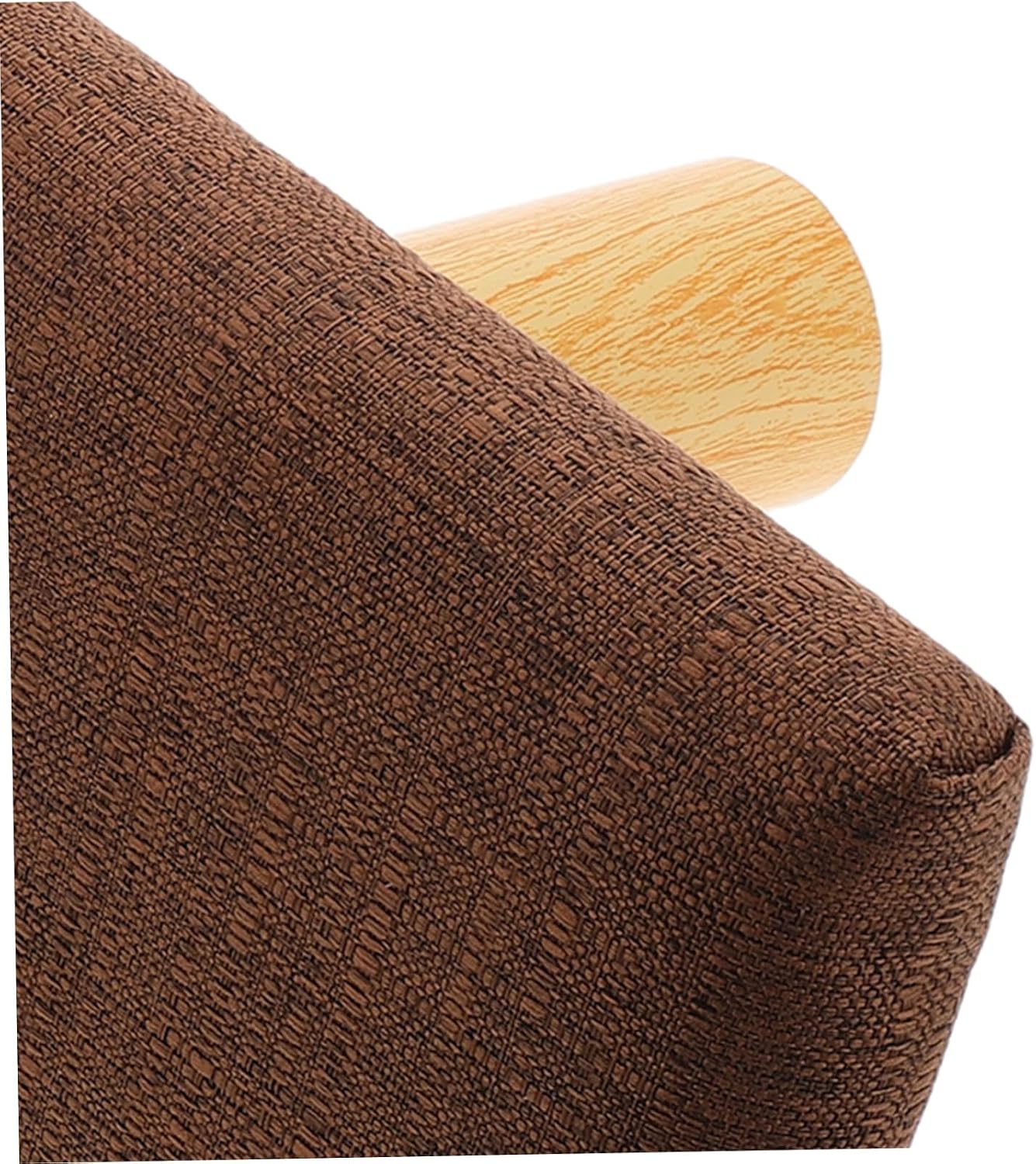 Ergonomic Wooden Chair with Cotton Cloth Cushion, Versatile Use for Office and Home Decor, Stylish Natural Elegance and Unique Aesthetic Design