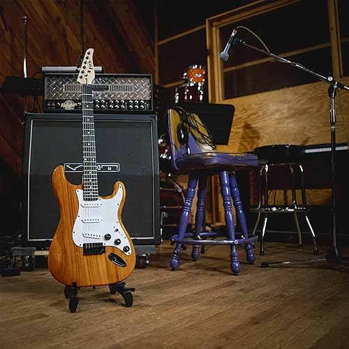 Vista 60 de LyxPro Kit de guitarra eléctrica de 39 pulgadas con amplificador de 20 W, todos los accesorios, afinador de clip digital, seis cuerdas, dos púas