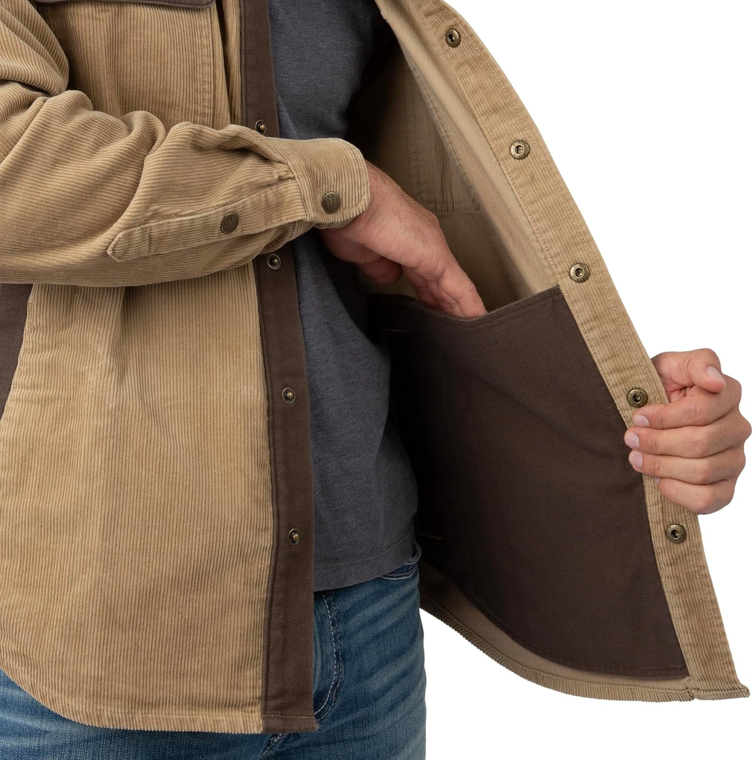 Field & Stream mens Tungsten Corduroy Shirt Jacket - Image 7
