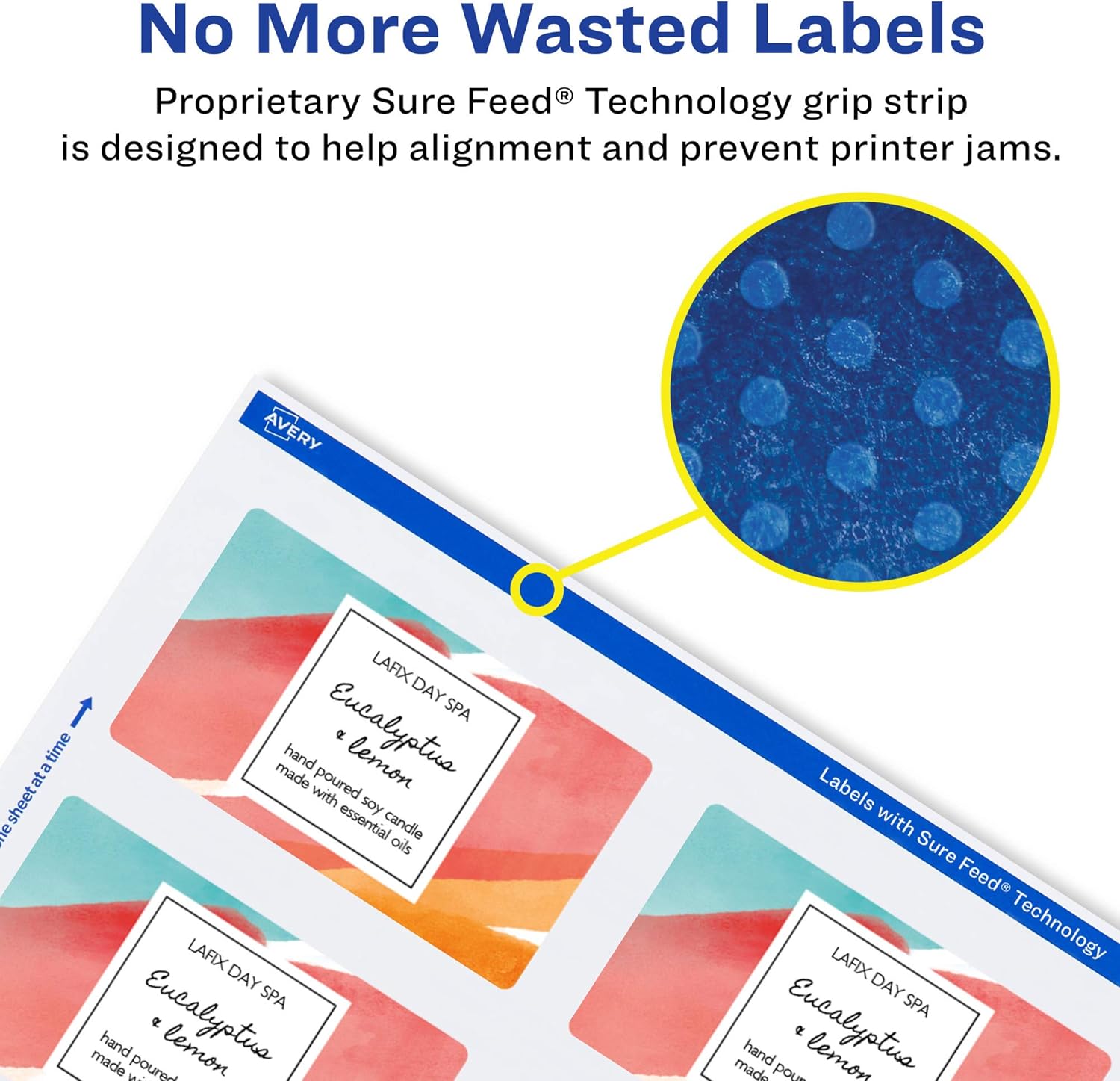 Avery Printable Durable White Rectangle Labels, Sure Feed Technology, 2" x 3.5", Print-to-the-Edge, Waterproof Labels, Laser & Pigment-Based Inkjet Compatible, 200 Total