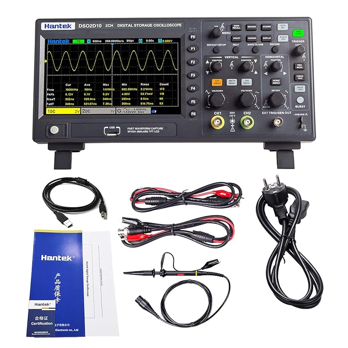 Buy Hantek DSO2D10 Digital Oscilloscope 2CH 1GSa/S Storage Economical