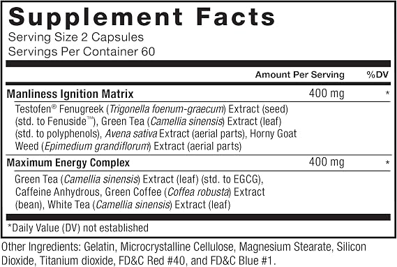 Force Factor Test X180 Ignite 120ct 2-Pack, 240 Count