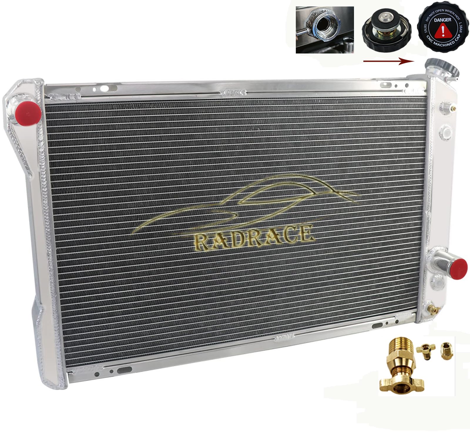 951 4Row Aluminum Radiator For 1982-1992Chevy Camaro/Pontiac Firebird 5L 5.7L V8