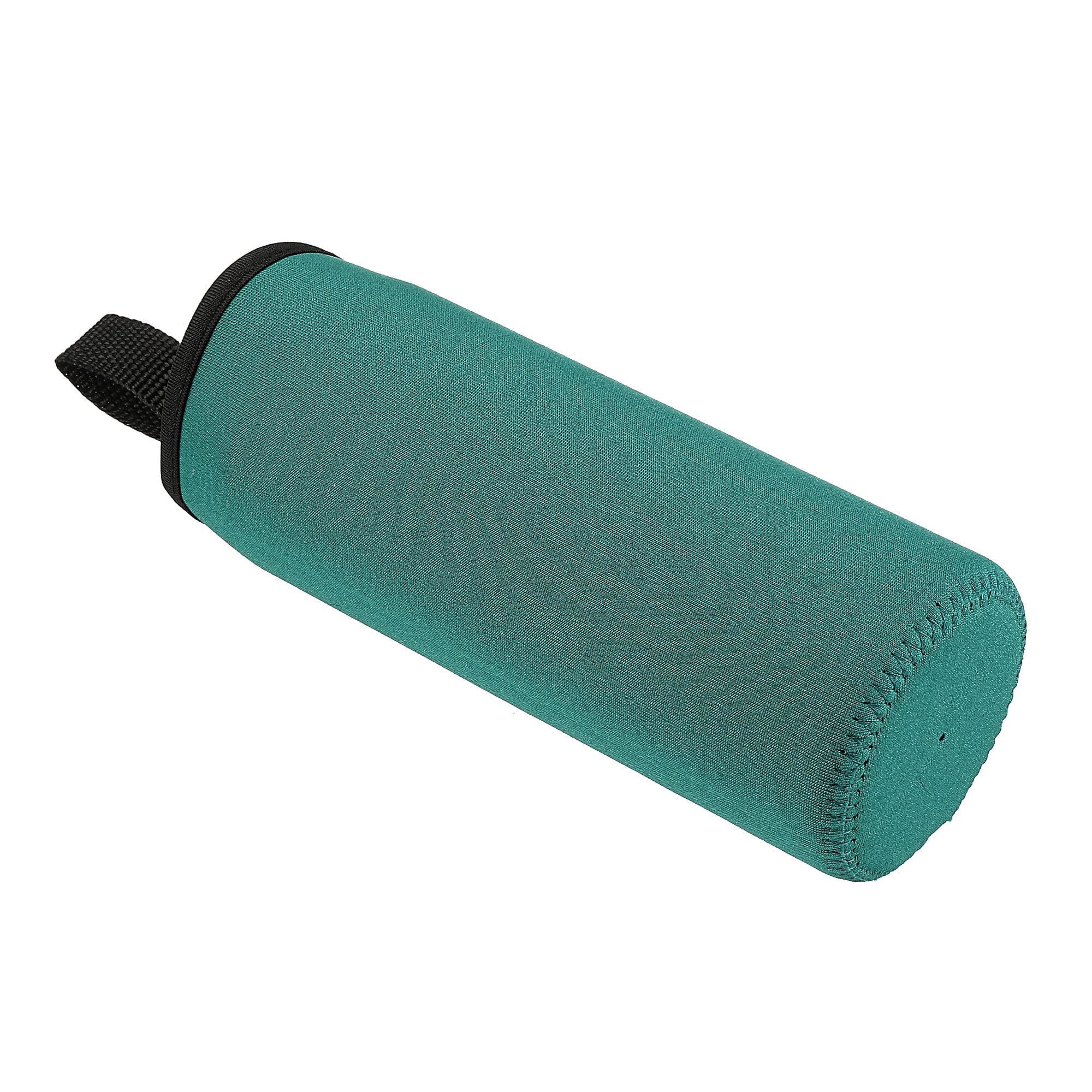 TOP-VIGOR 500ml Neoprene Water Bottle Sleeve – Insulated Non-Slip Cover with Strap, Fits 17oz (65–70mm) Bottles/Cans – Deep Green 2 Pack