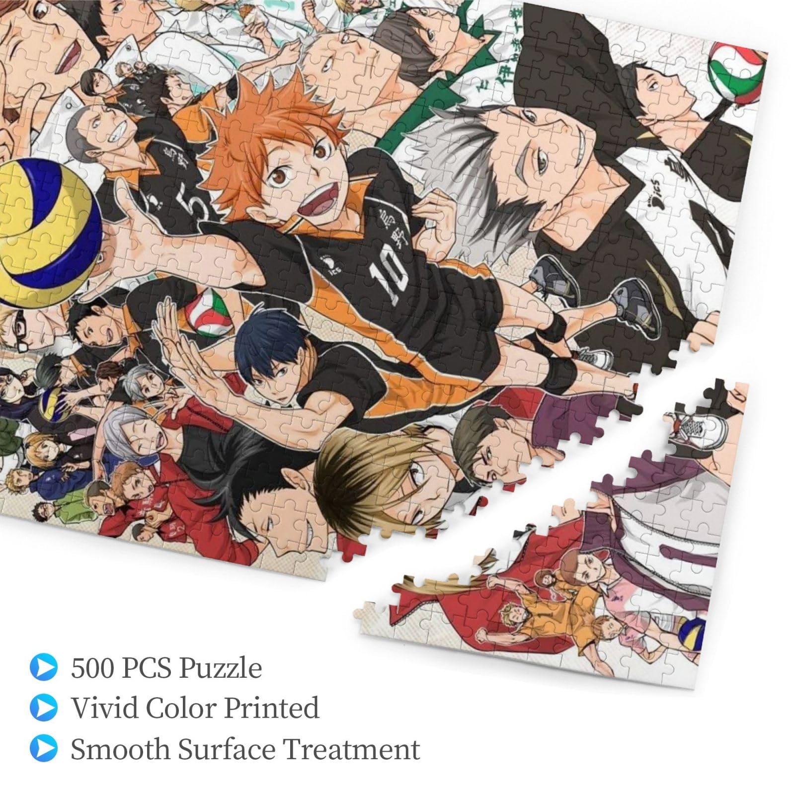 Amazon | ハイキュー!! Haikyu!! ジグソーパズル 木製 500ピース