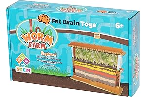 Fat Brain Toys Worm Farm: Explore the World of Worms Science Kit