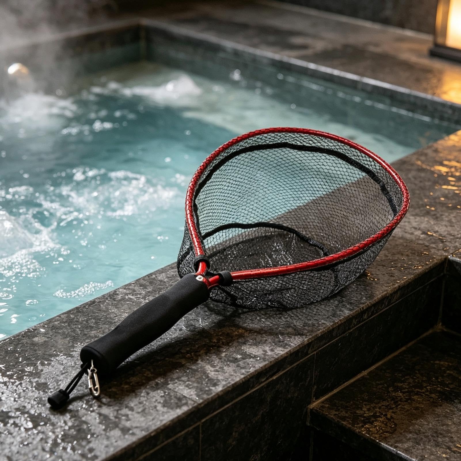 Genérico Red Skimmer para Piscina Herramienta Resistente y de Pesado | Recogedor De Hojas De 72,9 X 40,6 Cm Para Estanques, Hidromasajes, Fuentes, Exteriores, Patios Traseros Y Jardines