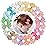 CLLOT Hair Clips for Girls - 20PCS Fully Lined Hair Bows Alligator Clips for Toddlers, Kids, Infants, and Babies