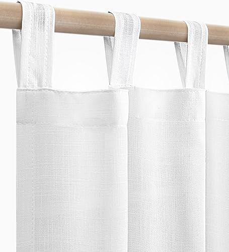 Miniatura 10 de KOUFALL Cortinas de otoño naranja quemado para sala de estar de 63 pulgadas de largo, cortinas transparentes bohemias de otoño para dormitorio, 63