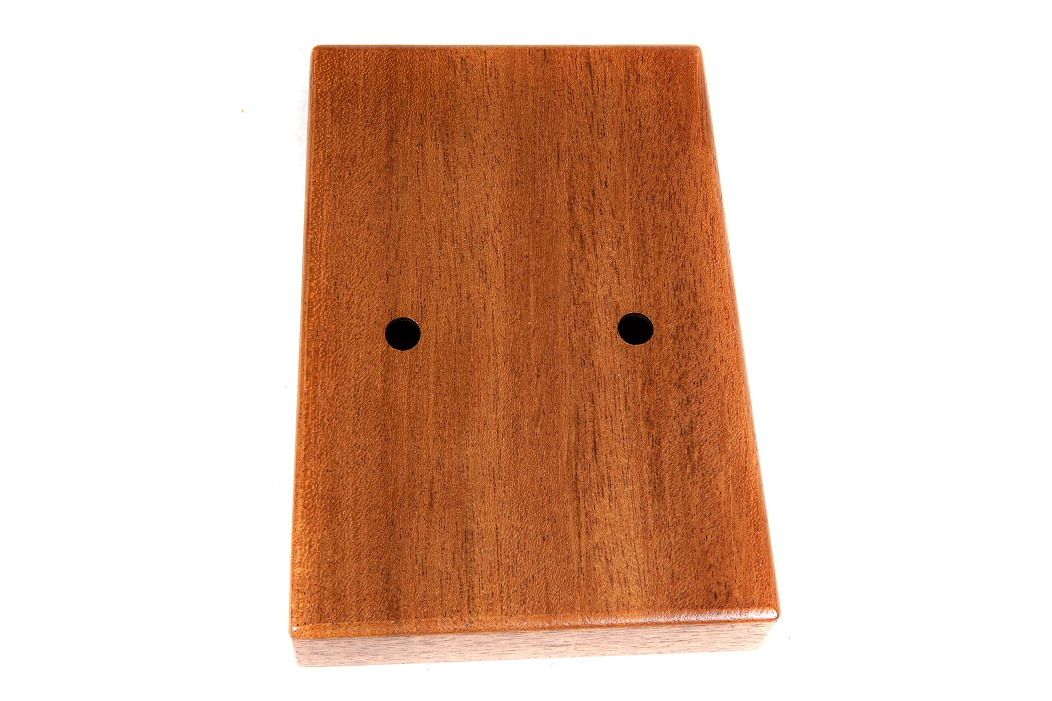 GEWA Kalimba pianoforte a pollice mogano, motivo foglie, 17 canne in acciaio, accordabile, incl. borsa, martello per accordare, manuale