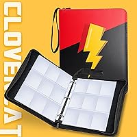 Vista 8 de carpeta de 9 bolsillos impermeable para tarjetas coleccionables, soporte de exhibición de álbum de cartas, expandible, álbum de 720 bolsillos