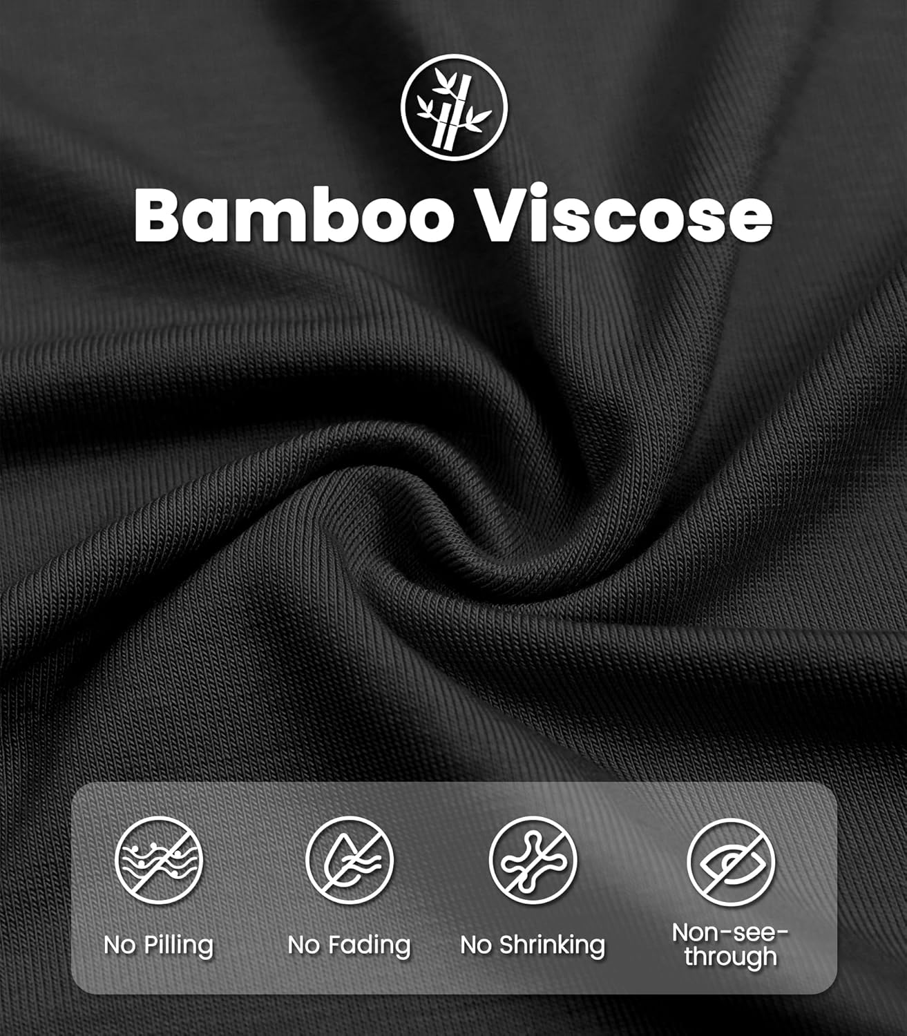 NACHILA Nightgowns for Women-Viscose Made from Bamboo, V Neck Sleepshirts Short Sleeve Sleepwear Cool Nightshirt