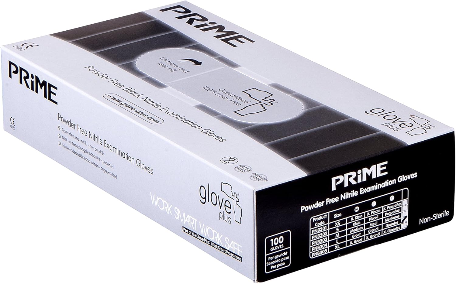 Glove Plus Prime Prime Powder Free Nitrile Examination 100 Gloves