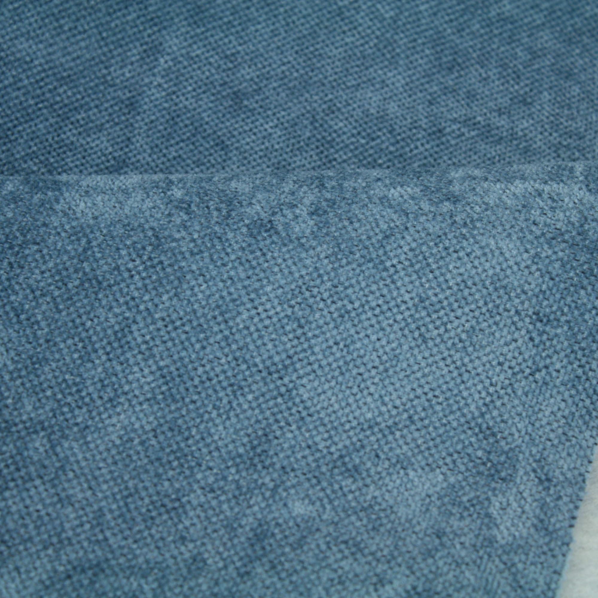 We Love Fabric Teal-Blue Chenille Textured Upholstery Fabric 1.5M Width (, Sample)
