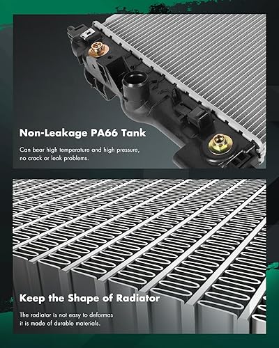 Vista 914 de SCITOO Reemplazo completo del radiador de aluminio para 1993-1998 para Toyota para T100 2.7L 3.0L 3.4L 2090 Radiador