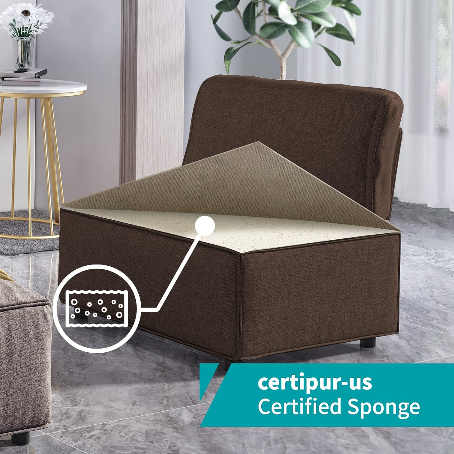 BALUS U Shaped Modular Sectional Sofa, L Shaped Convertible Sectional Sofa with Ottoman, Free-Combined Oversized Sectional Couch, Sleeper Sofa Modular Couches for Living Room Apartment : Home & Kitchen