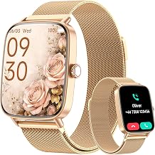 Smart Watch for Women (Answer/Make Calls), 1.85" HD Screen Fitness Watch with Bluetooth 5.3, Heart Rate/Sleep/SpO2 Monitor,110+ Sports Modes,IP68 Waterproof Smartwatch,Activity Tracker for Android iOS